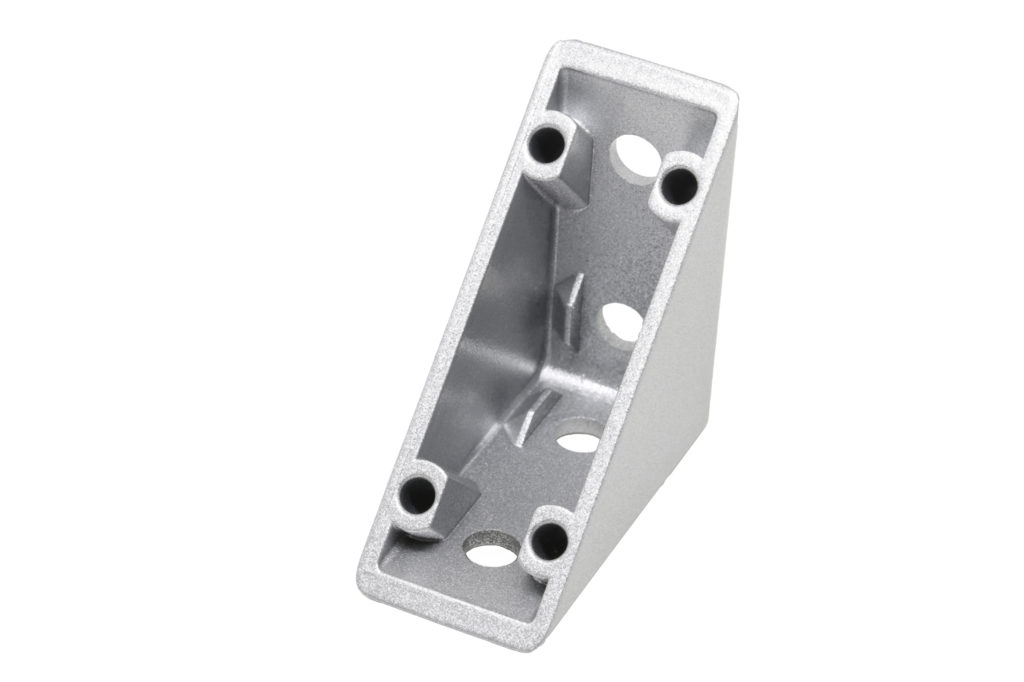 Angle Bracket 5 40x40 EN white aluminium allfest.de